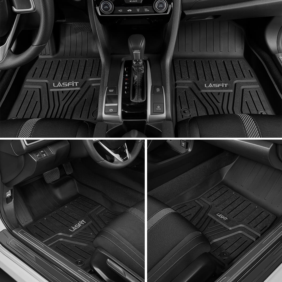 Fit for 2016-2021 Honda Civic Custom Floor Mats or Cargo Mat - Image 2