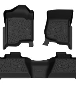 Fit for 2007-2013 Chevrolet Silverado 1500 Crew Cab Floor Mats, Fit Bucket Seat & Gas Only