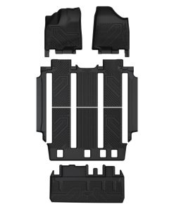 Fit for 2013-2020 Toyota Sienna 7-seater Floor Mats & Cargo Mat, Fit Fixed center console Only, Not Fit Power Folding 3rd Row or Sliding center Console