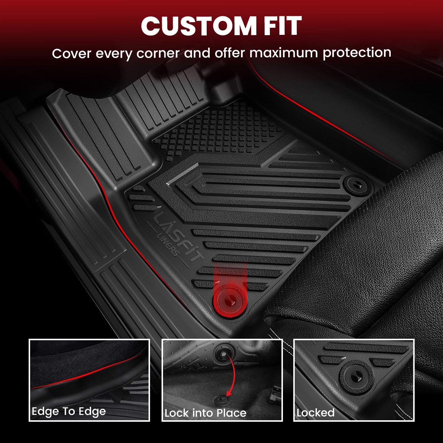 Fit for 2013-2018 Hyundai Santa Fe Sport Floor Mats or Cargo Mat, Fit 5-Passenger Only - Image 2