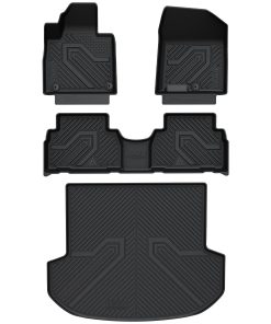 Fit for 2019-2020 Hyundai Santa Fe Floor Mats & Cargo Mat, Not Fit 2019 Santa Fe XL