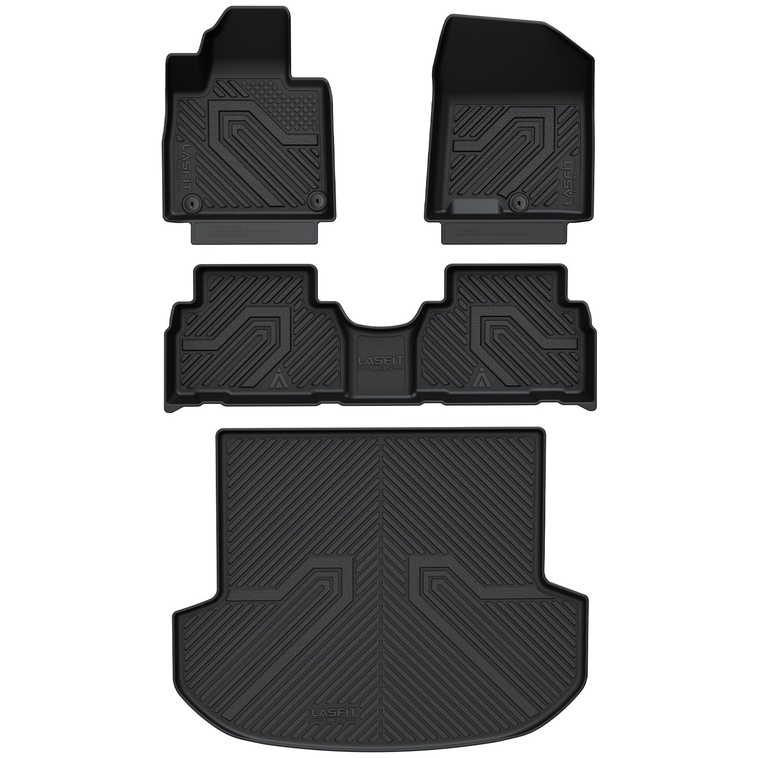Fit for 2019-2020 Hyundai Santa Fe Floor Mats & Cargo Mat, Not Fit 2019 Santa Fe XL