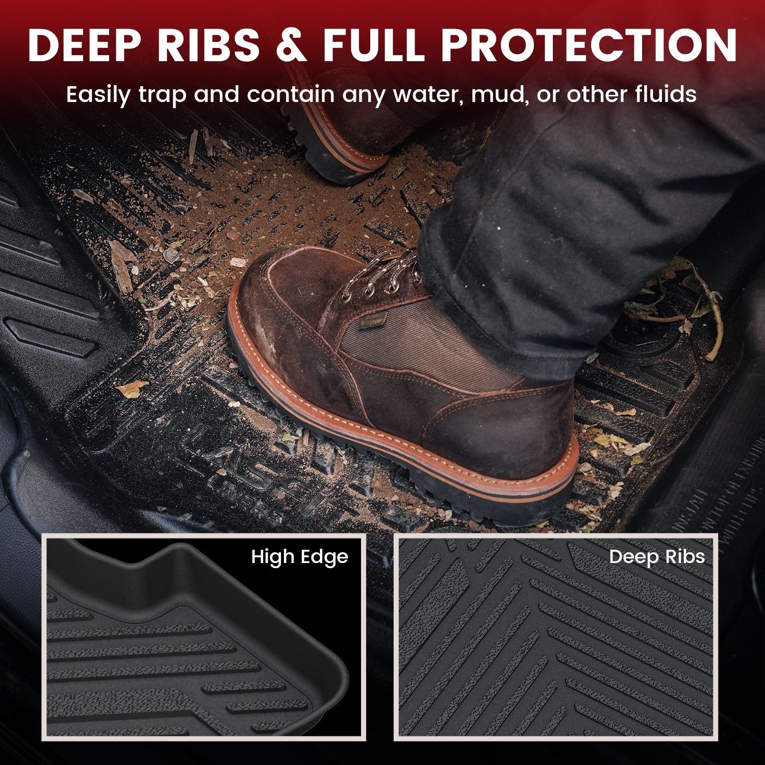 Fit for 2019-2026 Volkswagen Jetta / Volkswagen Jetta GLI Floor Mats & Cargo Mat - Image 2