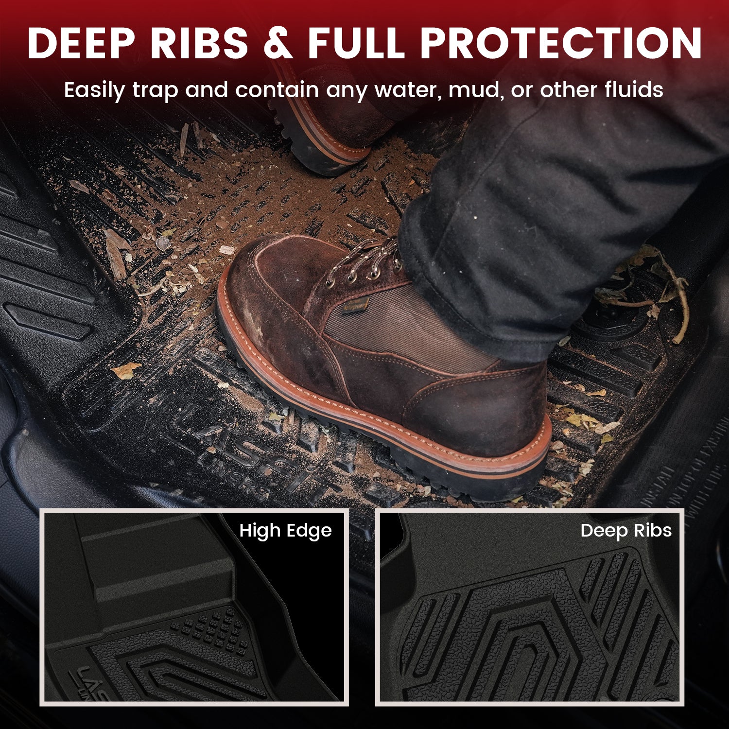 Fit for 2020-2025 Land Rover Defender 110 Floor Mats & Cargo Mat - Image 3