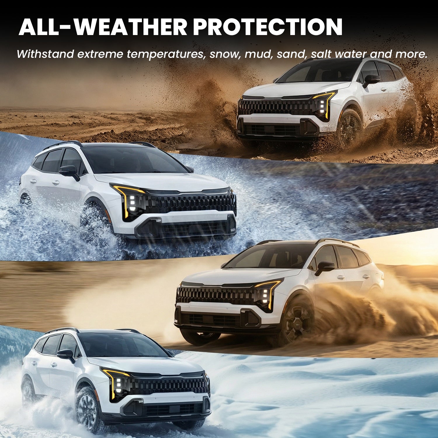 Fit for 2023-2026 Kia Sportage Floor Mats & Cargo Mat, Not Fit Hybrid - Image 5