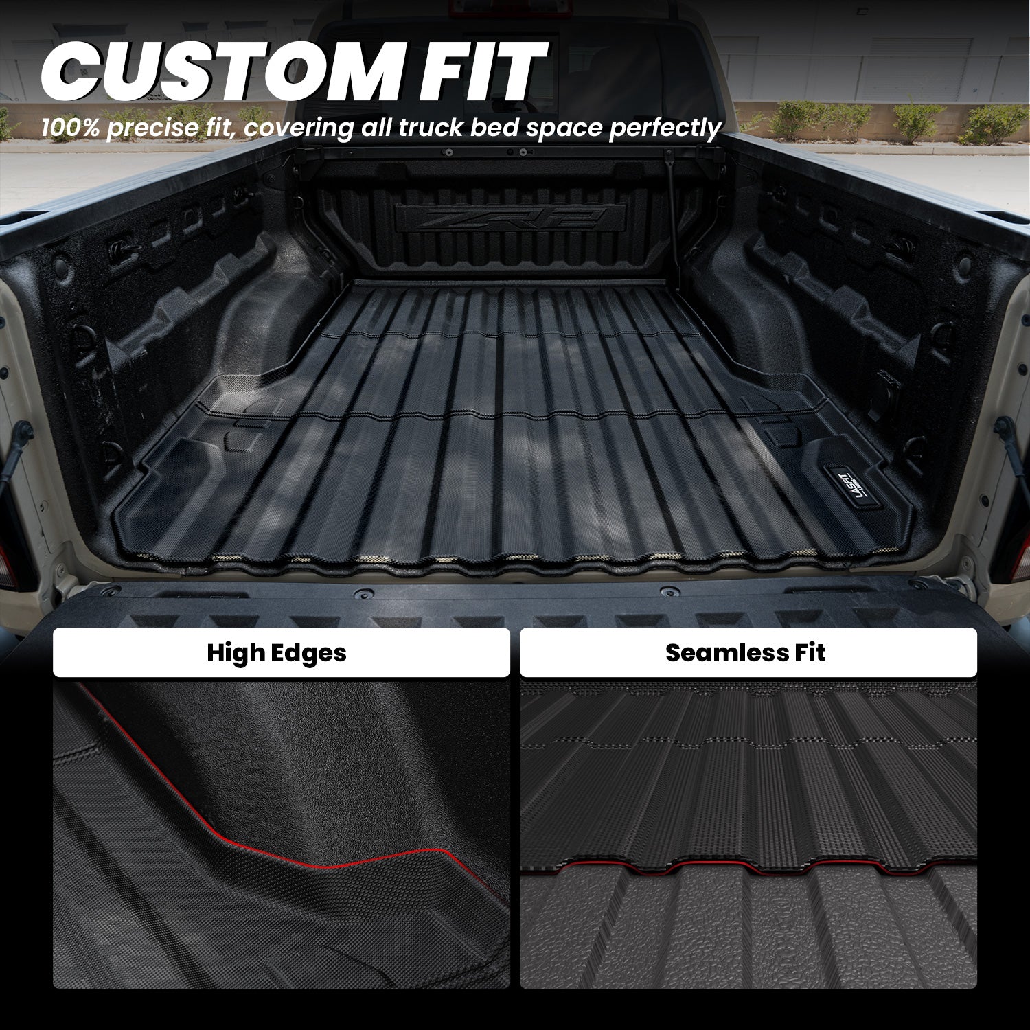 Fit for 2023-2026 Chevrolet Colorado Heavy Duty 61.7"(5FT) Bed Mat or Tailgate Mat - Image 3