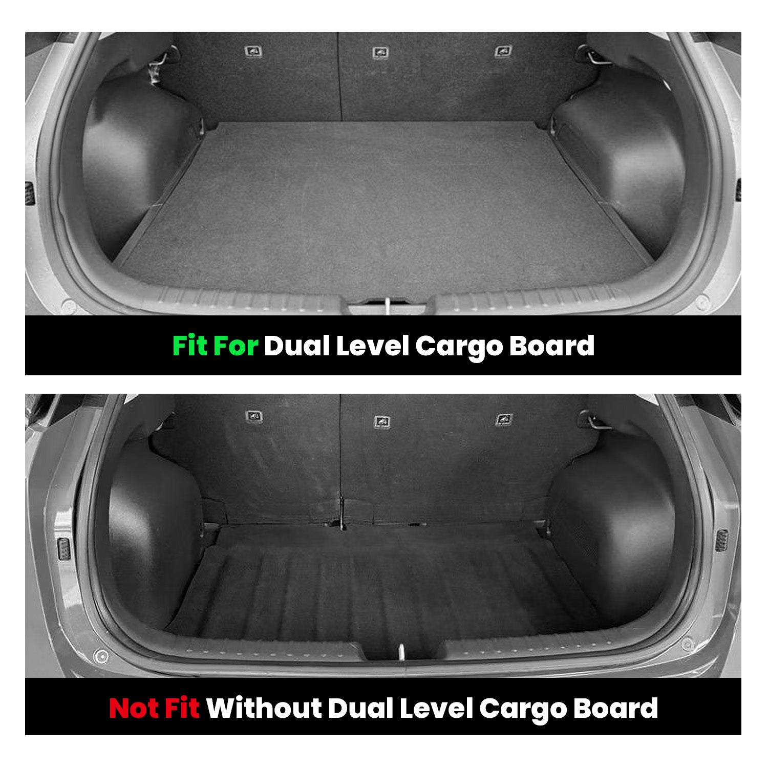 Fit for 2023-2025 Kia Niro EV Floor Mats or Cargo Mat, Not Fit PHEV or Without Optional Dual Level Cargo Board - Image 2