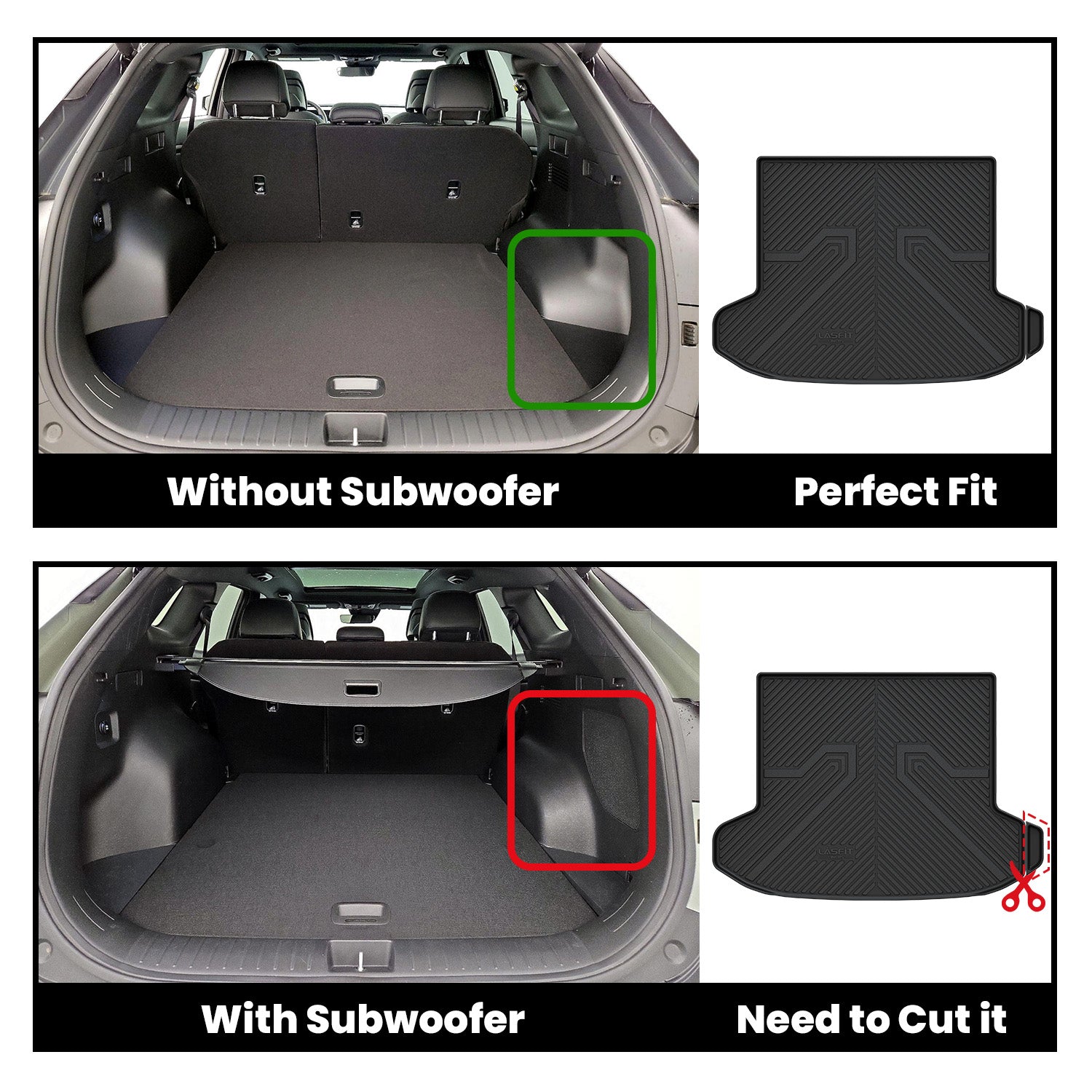 Fit for 2023-2026 Kia Sportage Floor Mats & Cargo Mat, Not Fit Hybrid - Image 2