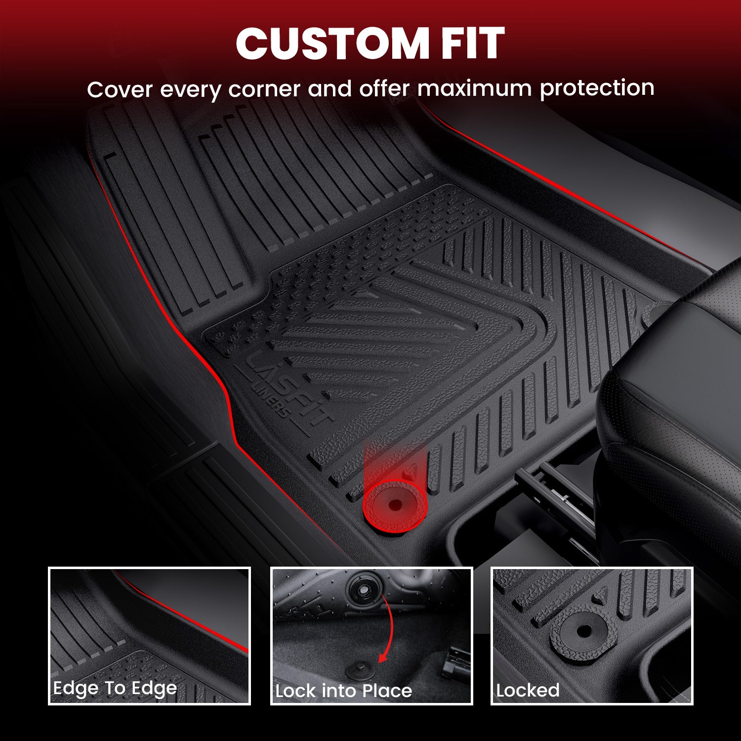 Fit for 2025-2026 Rivian R1T Floor Mats - Image 2