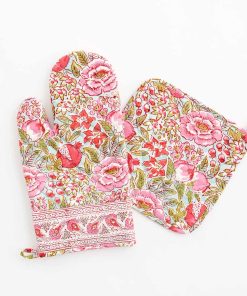 Wildflower Garden Oven Mitt Set
