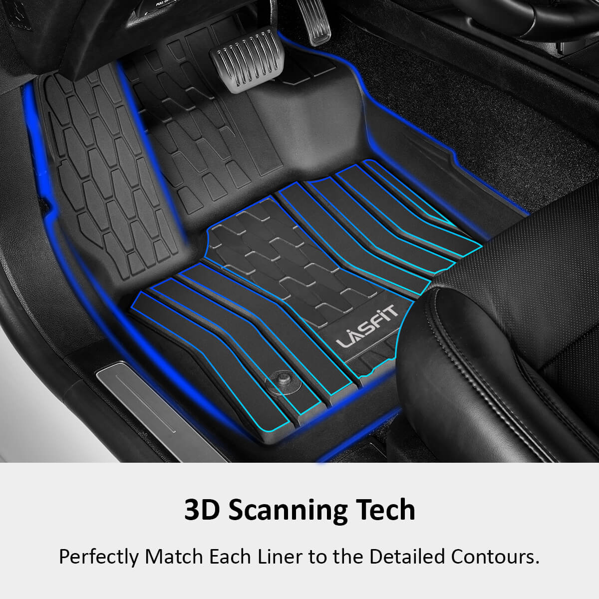 Fit for 2017-2020 Ford Fusion Custom Floor Mats or Cargo Mat - Image 3