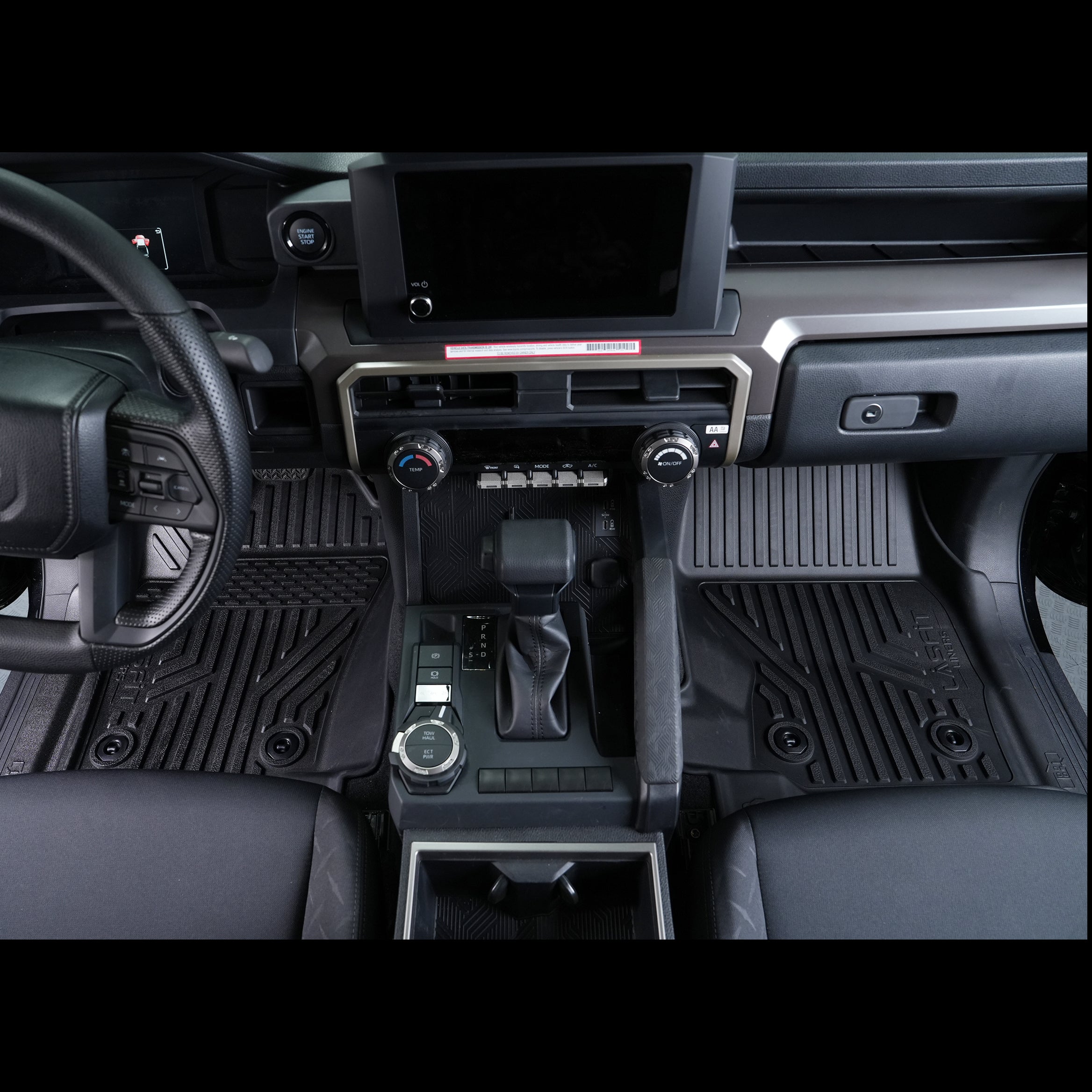 Fit for 2024-2026 Toyota Tacoma All-Weather Floor Mats, Fit Double Cab Only - Image 3