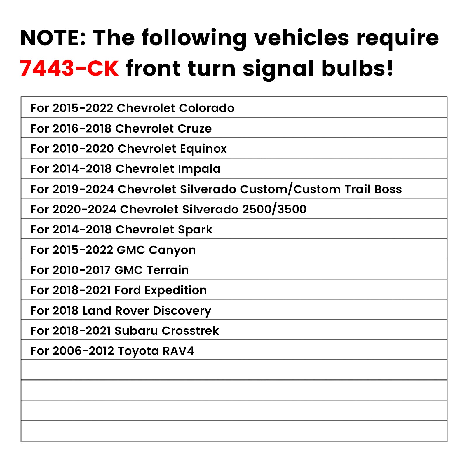 7440 7443 LED Turn Signal Bulbs CanBus-Ready Amber | T3 Series - Image 2