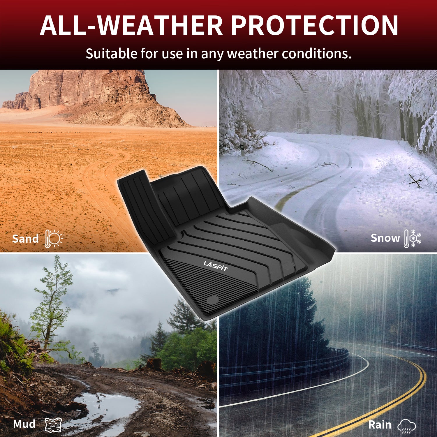 Fit for 2017-2023 BMW 5 Series Floor Mats or Cargo Mat, for 530e 530i 540i 540d m550i, Not Fit GT - Image 5