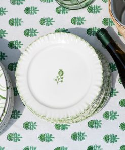 Ruffled Green Salad Plate | Set of 2