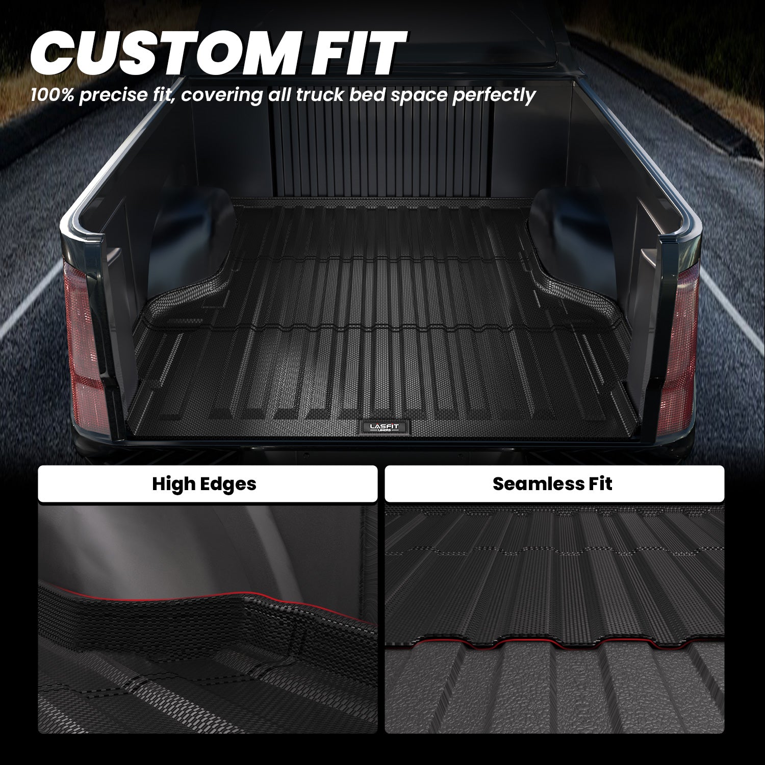 Fit for 2019-2023 Ford Ranger Custom Bed Mat or Tailgate Mat, Not Fit Drop-in liners - Image 2
