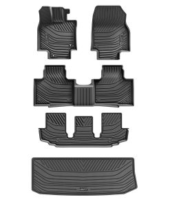 Fit for 2020-2026 Toyota Highlander Floor Mats or Cargo Mat, Fit Gasoline & 8 Seats Only