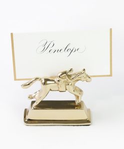 Gold Jockey Place Card Holder | Set of 4