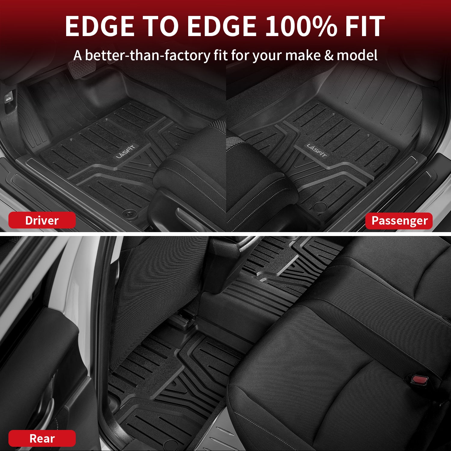 Fit for 2016-2021 Honda Civic Custom Floor Mats or Cargo Mat - Image 4
