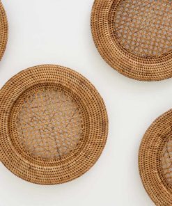 Honey Rattan Charger | Set of 4