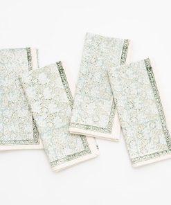 India Hicks Home Seashell Seafoam Napkin | Set of 4