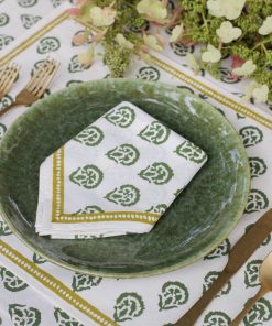 India Hicks Home Carnation Hunter Green Napkin | Set of 4