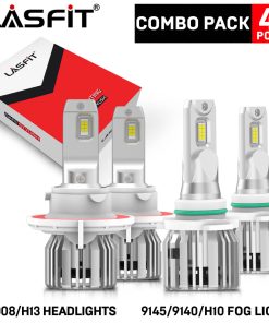 50W H10 H13 LC Plus Series Combo Pack | 5,000LM 6000K LED Bulbs
