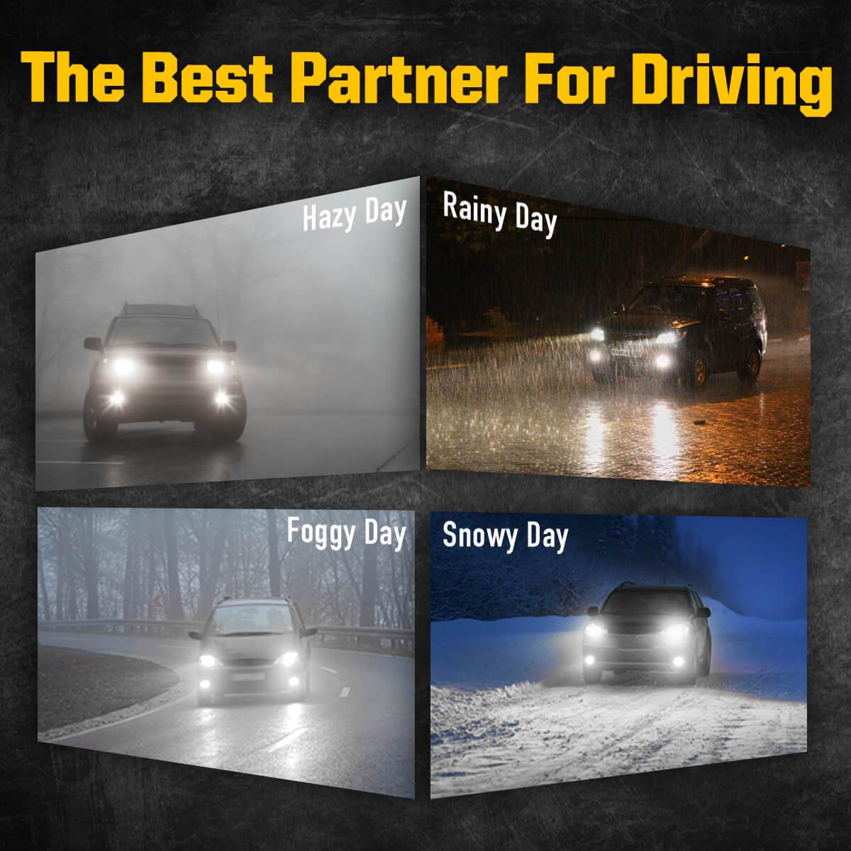 50W 9006 HB4 LC Plus Series | 5,000LM 6000K LED Bulbs - Image 5