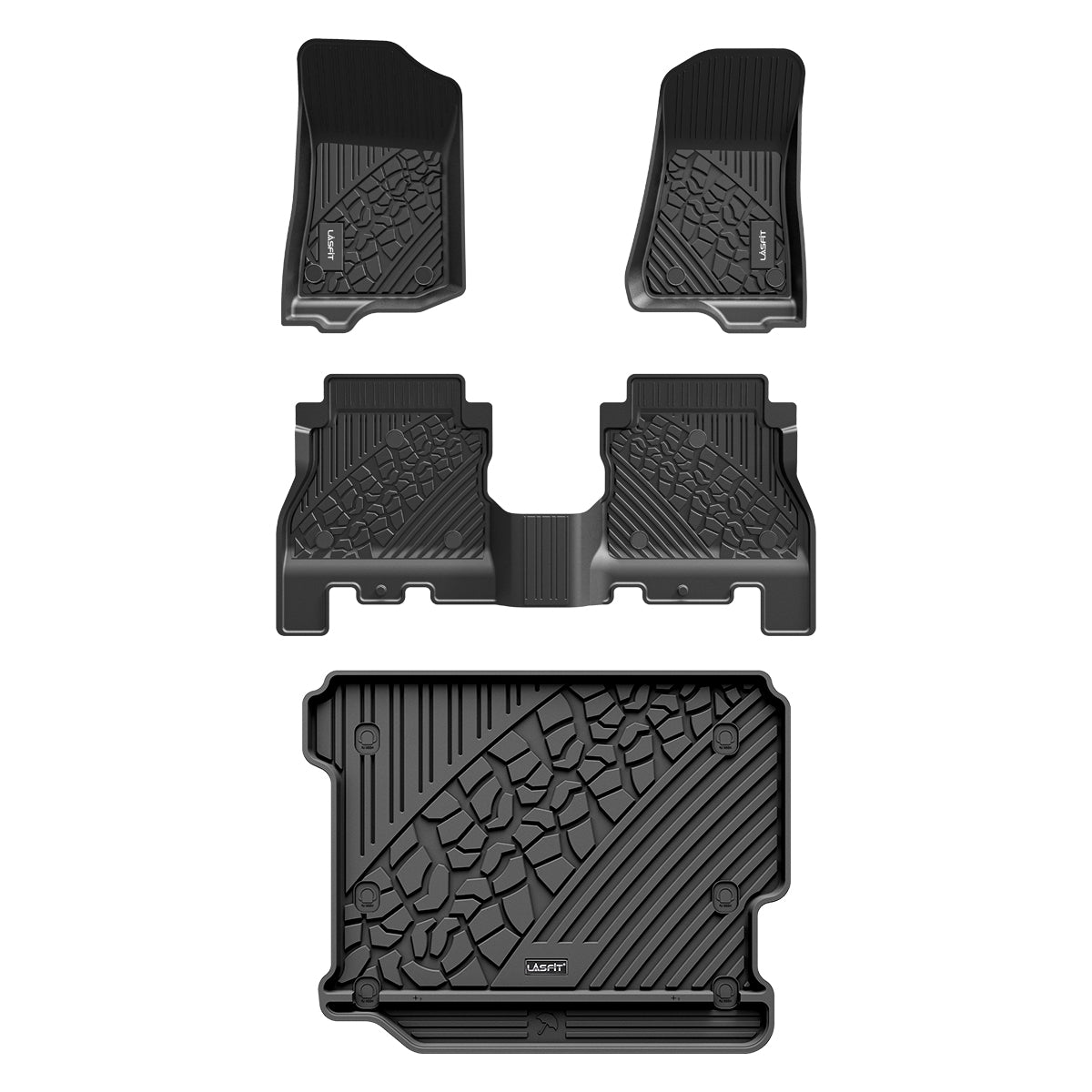 Fit for 2018-2026 Jeep Wrangler JL Floor Mats or Cargo Mat, Fit 4-Door Only(Don't fit 4xe)