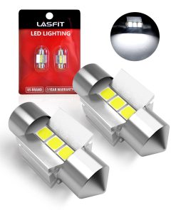 28MM DE3021 DE3022 LED Dome Map Trunk Cargo Light Bulb, 2 Bulbs