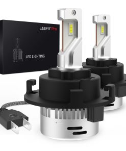 H7 LED Bulbs with Retainer Adapter Plug and Play Customized Design for Hyundai/Kia, 2 Bulbs