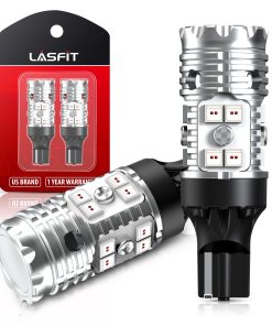 921 912 T15 W16W CANBUS Red LED Third Brake Light Bulb - Upgraded Version, 2 Bulbs