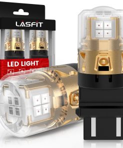 3157 3156 3057 4157 LED Brake Tail Stop Parking Light Bulb | Brilliant Red (Don't Work for Trucks), 2 Bulbs | Upgraded L2 Series