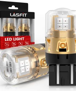 7443 7440 7444 LED Brake Tail Stop Parking Light Bulb | Brilliant Red, 2 Bulbs | Upgraded L2 Series