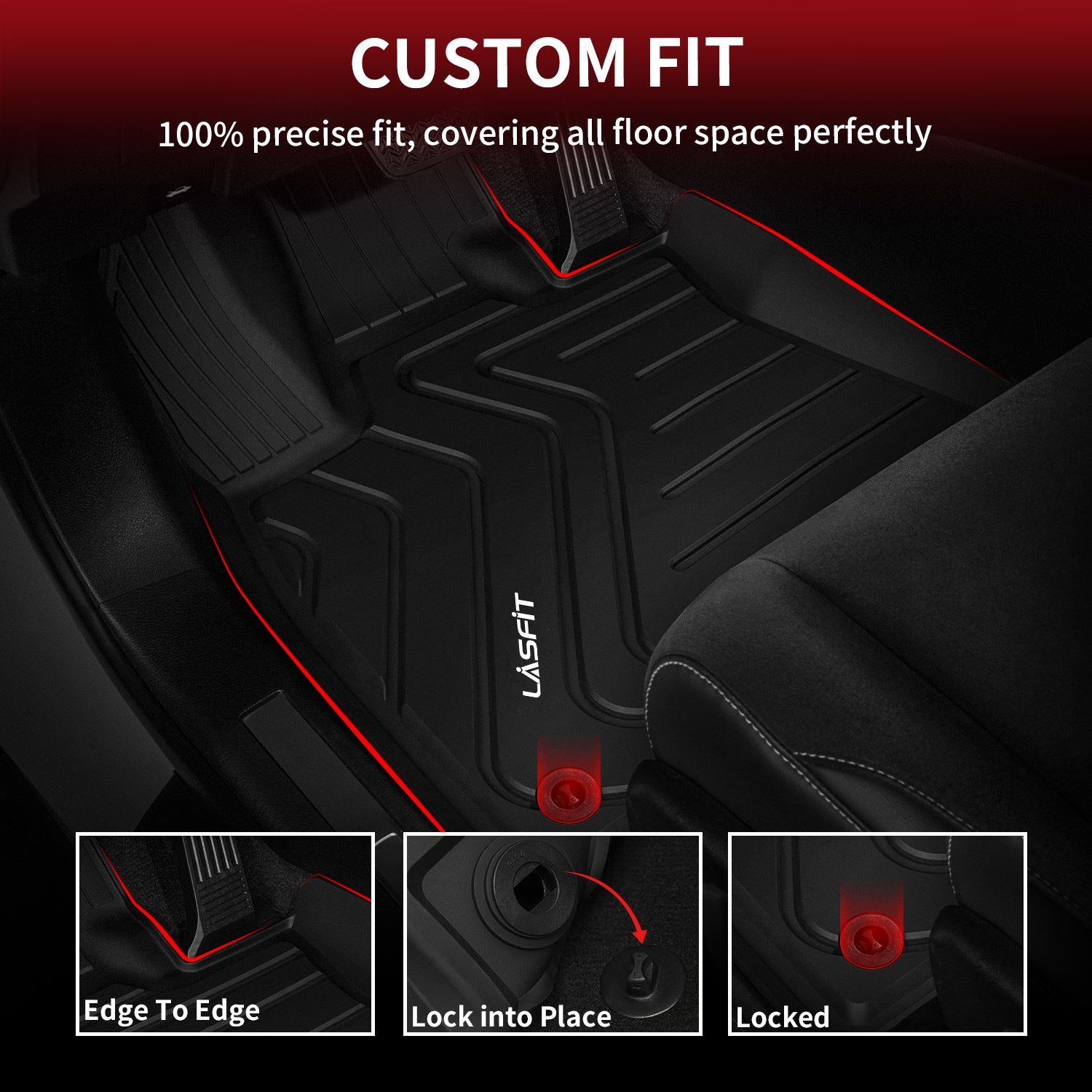Fit for 2016-2022 Lexus RX350 RX450h Floor Mats or Cargo Mats, Don't Fit 2018-2022 RX L Models - Image 3