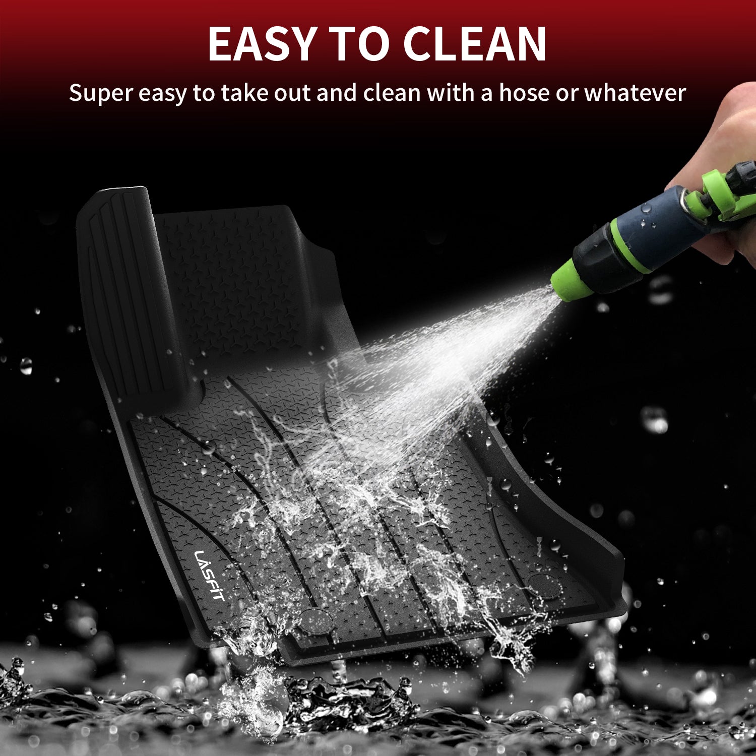 Fit for 2024-2026 Mercedes Benz E-class 1st and 2nd Row All-weather TPE Floor Mats, Fit Sedan W214 - Image 5