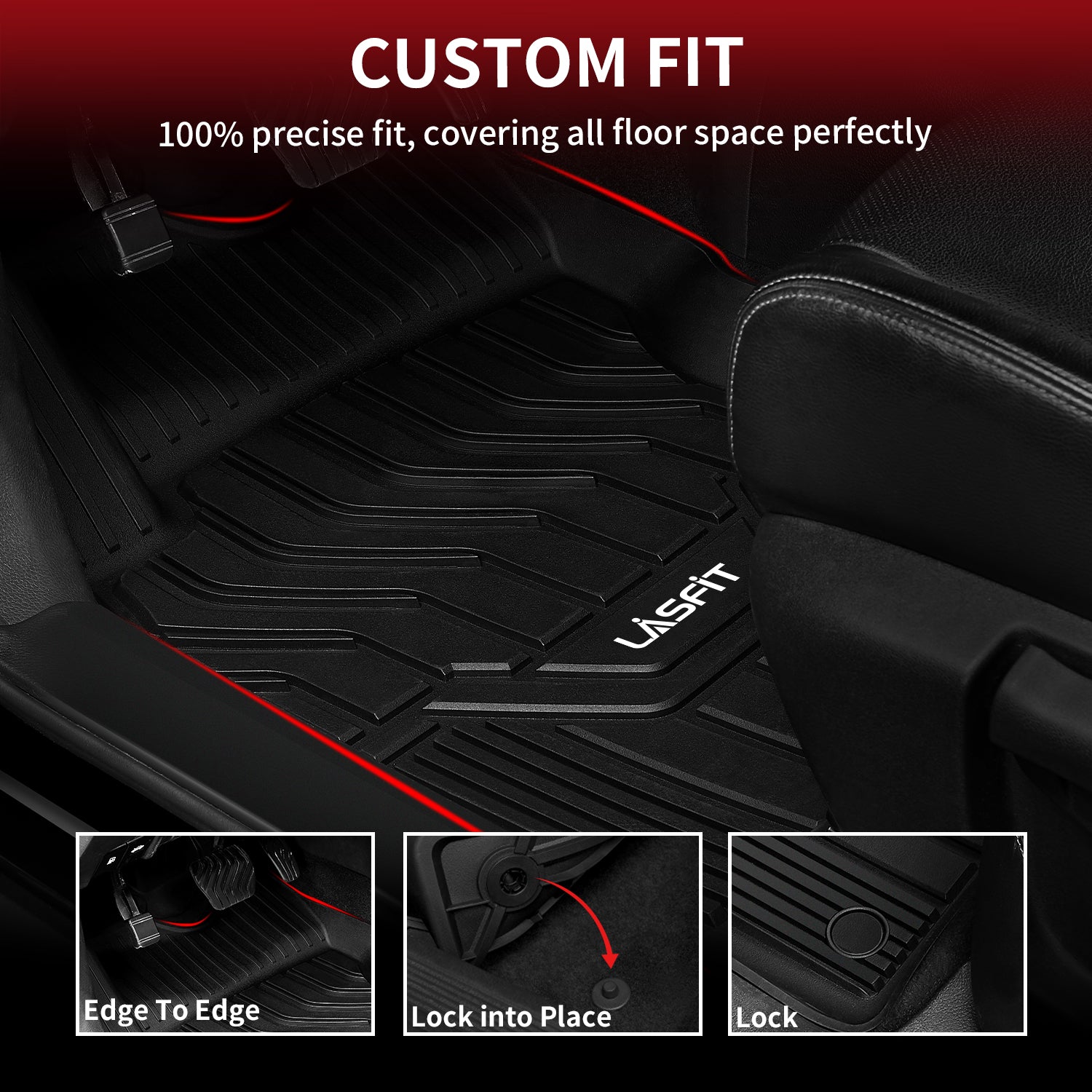 Fit for 2014-2020 Nissan Rogue Floor Mats or Cargo Mat, Not For Sport & Select, Cargo Mat fit when cargo tray is in the top position - Image 2