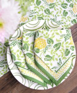 Pineapple Party Green & Yellow Napkin | Set of 4