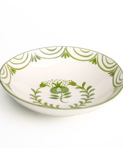 Pomegranate Crest Green Salad Serving Bowl