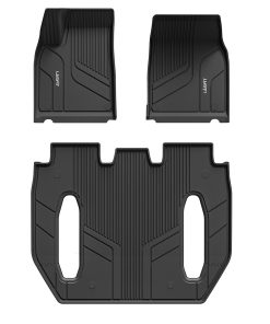 Fit for 2021-2026 Tesla Model X & X Plaid Floor Mats TPE Material, Fit 6-Seat ONLY