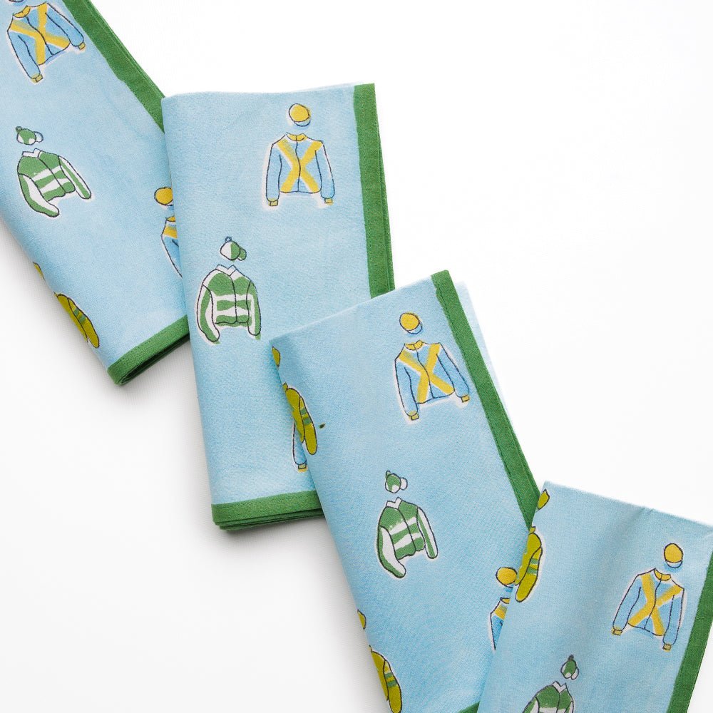 Vintage Jockey Napkins | Set of 4 - Image 4