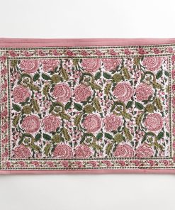 Bohemian Floral Moss & Mauve Placemat | Set of 4