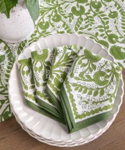 Cactus Flower Lettuce Green Napkin | Set of 4