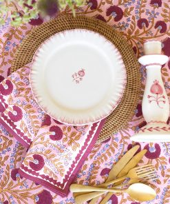 Cactus Flower Mauve & Lavender Napkin | Set of 4