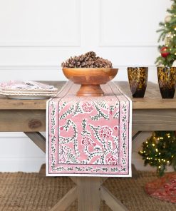 Climbing Dahlia Rose Table Runner