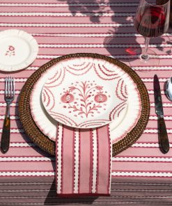 Pomegranate Duet Rose Salad Plate | Set of 2