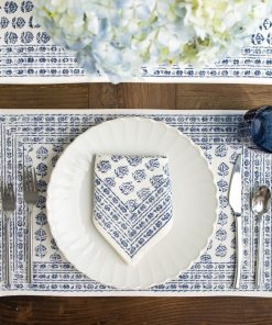 Elise Blue Placemats | Set of 4