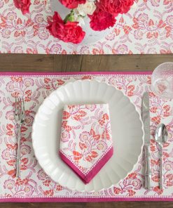 Gardenia Vine Berry Placemat | Set of 4