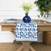 Ginkgo Blue Table Runner