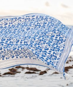 Ginkgo Blue Tablecloth